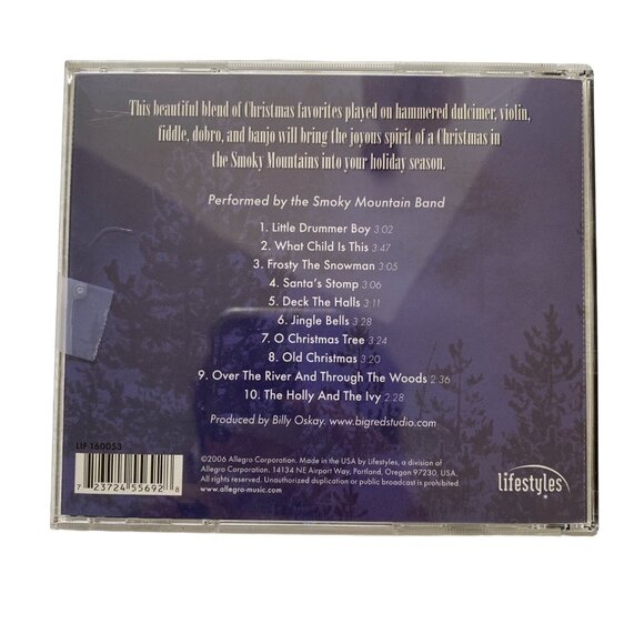 Vintage Christmas in the Smoky Mountains Holiday Audo Music CD 2006 u - Picture 2 of 2